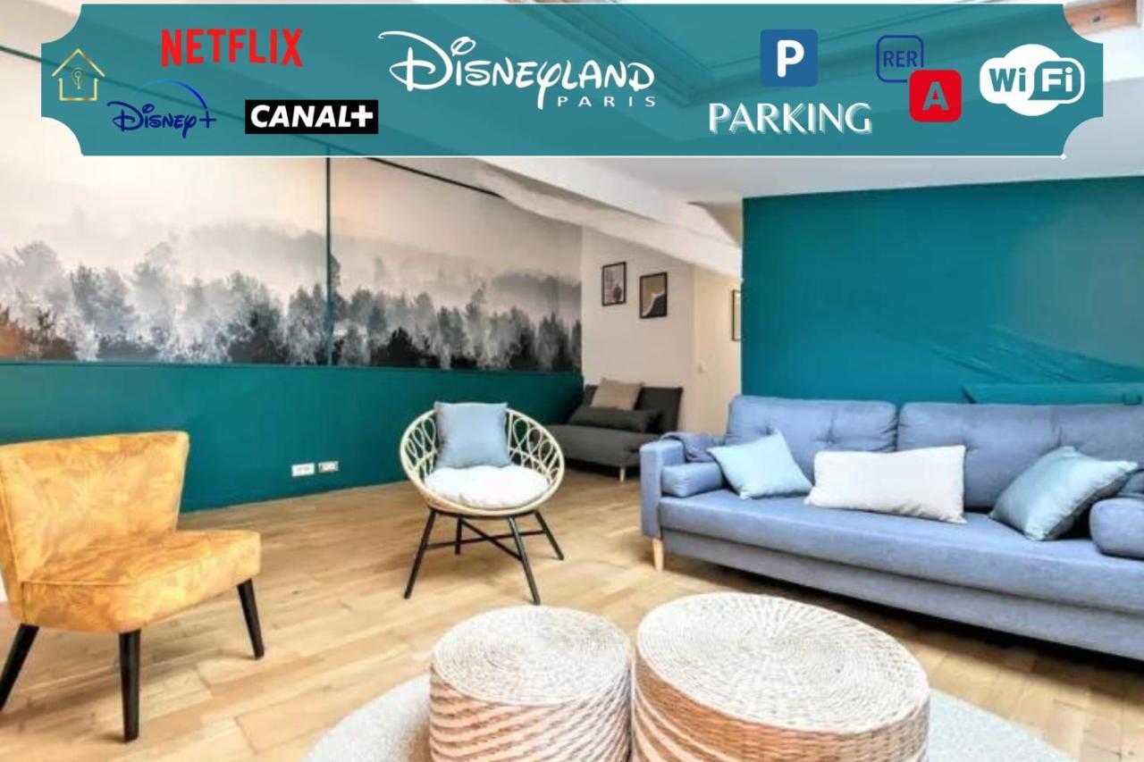Ferienwohnung Mickey'S Gateway N4 Pour 6 Votre Refuge Familial Montévrain Exterior foto